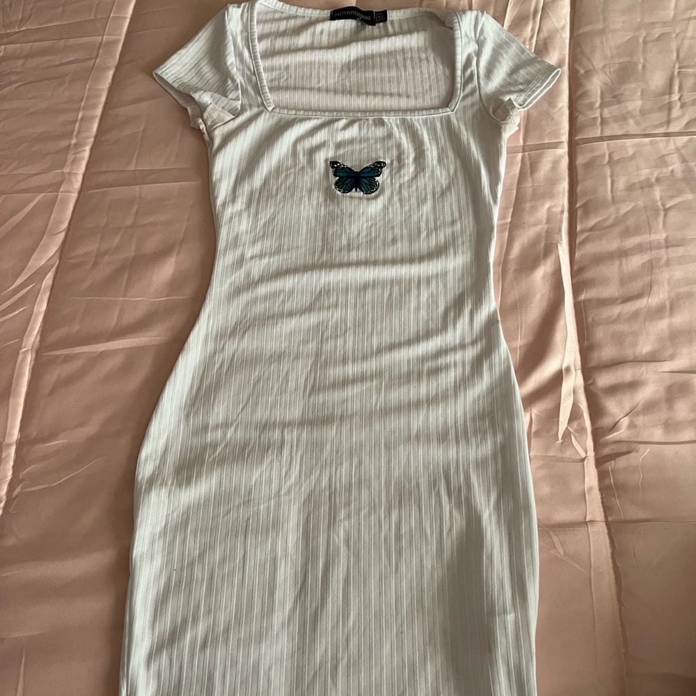 Midi White Dress